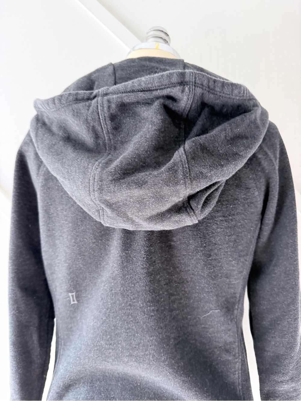 Kit and Ace Dark Grey Cotton Zip Hoodie XS | Pilates Studio Athleisure - Picture 9 of 14